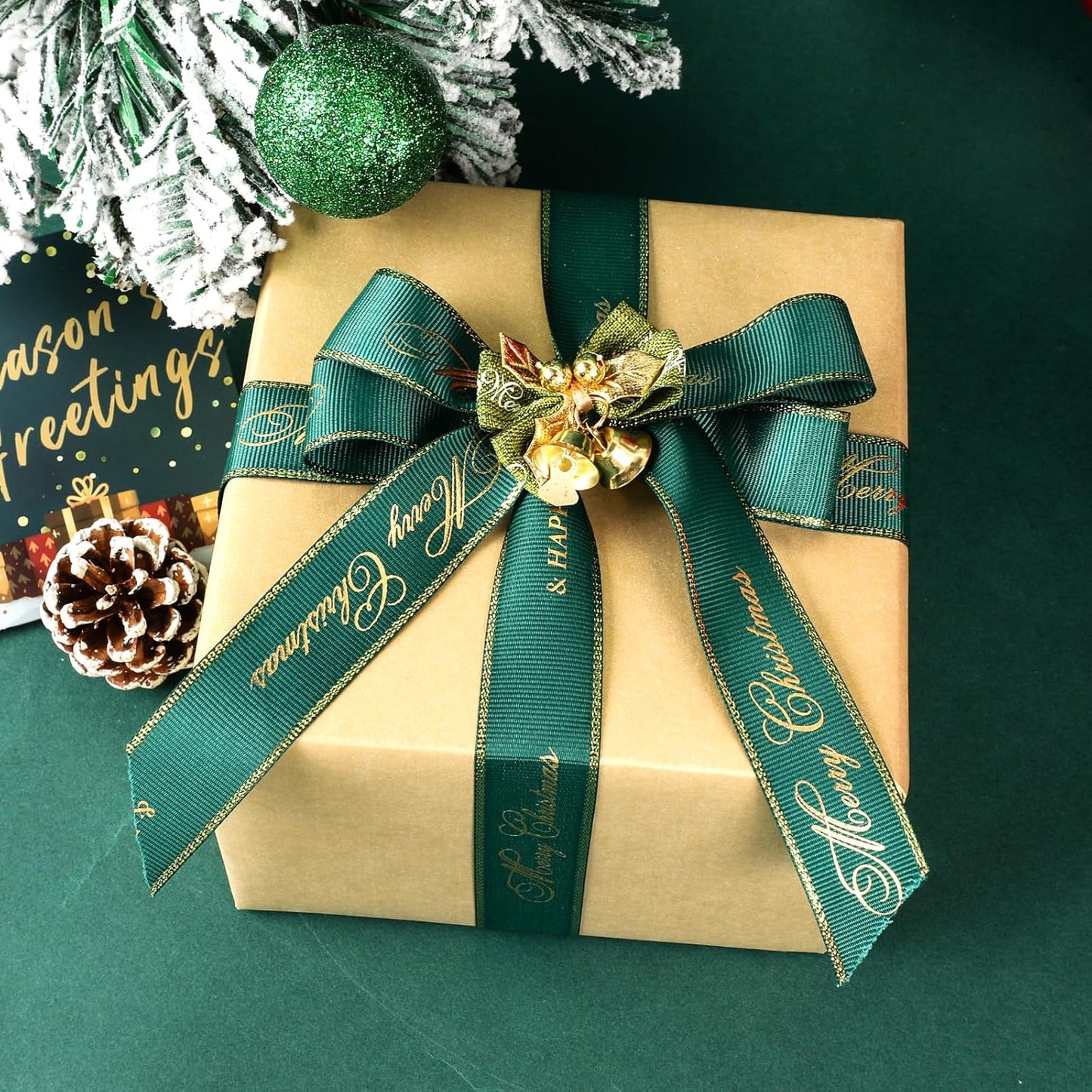 NESCCI Gold Matte Wrapping Paper,Solid Color Pearly-Lustre Paper,Gift Wrapping Paper,Perfect for Wedding,Valentine's Day,Birthday, Christmas,Baby Shower,DIY Bouquet (17 Inches X 32.8 Feet)