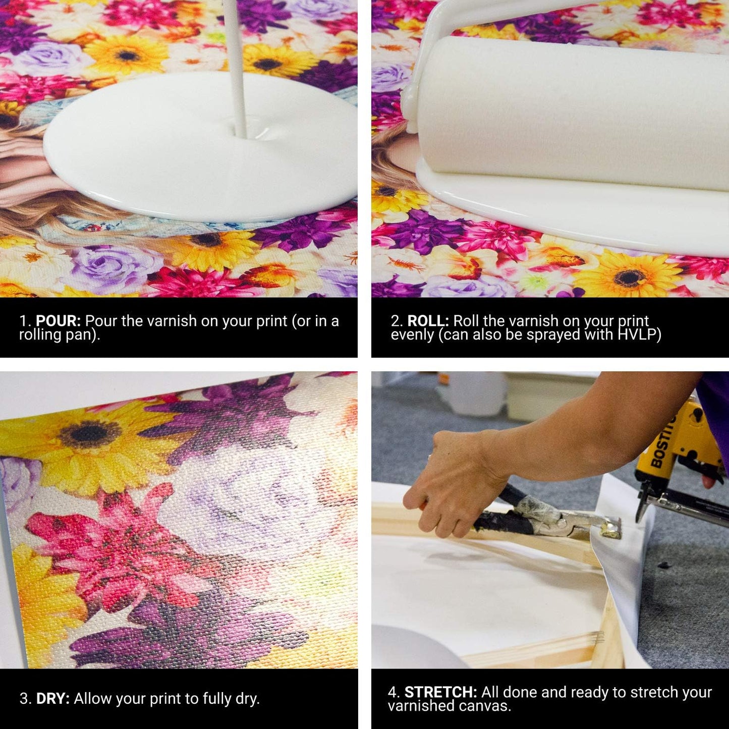 Breathing Color Timeless Archival Print Varnish - 1 Quart, Satin Finish, Premium Canvas Coating, Water Based UV Protection, 100+ Years Certified Archival