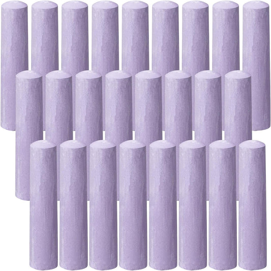25 Pcs Sidewalk Chalks for Kids Non Toxic Jumbo Chalk for Party Gift Outdoor Art Classroom Play Painting (Purple)