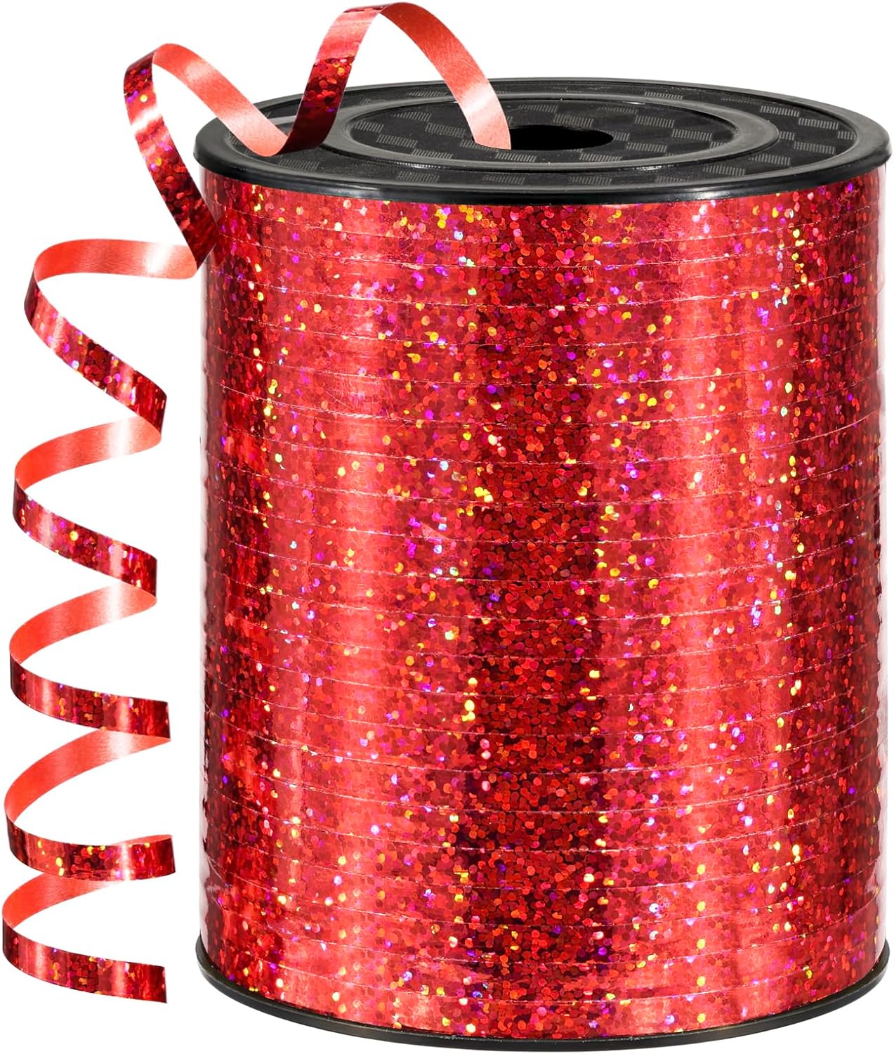 600 Yards Red Shiny Curling Ribbon 1/5 Inch Thin Balloon String, Red Plastic Ribbon for Gift Wrapping, Christmas, Baby Shower, Easter, Valentine's Day, Wedding