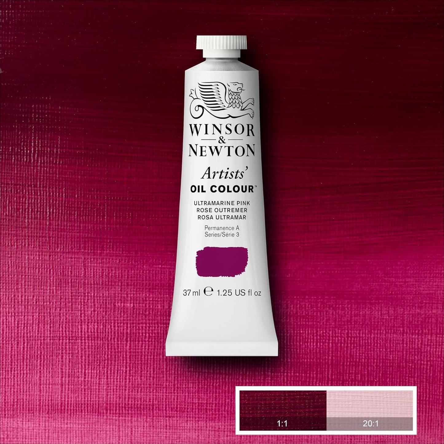 Winsor & Newton Artists' Oil Color, 37ml (1.25 oz) Tube, Ultramarine Pink