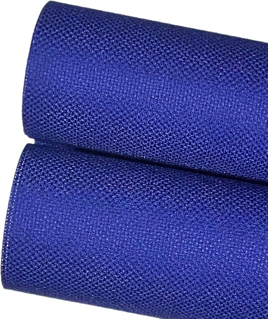 2 Sheets of Royal Blue 14 Count Aida Cloth – 21 x 21 Inch Pre-Cut Fabric Squares – Cross Stitch Fabric – 100% Cotton – Ideal for Needlework & Embroidery – The Knotty Unicorn