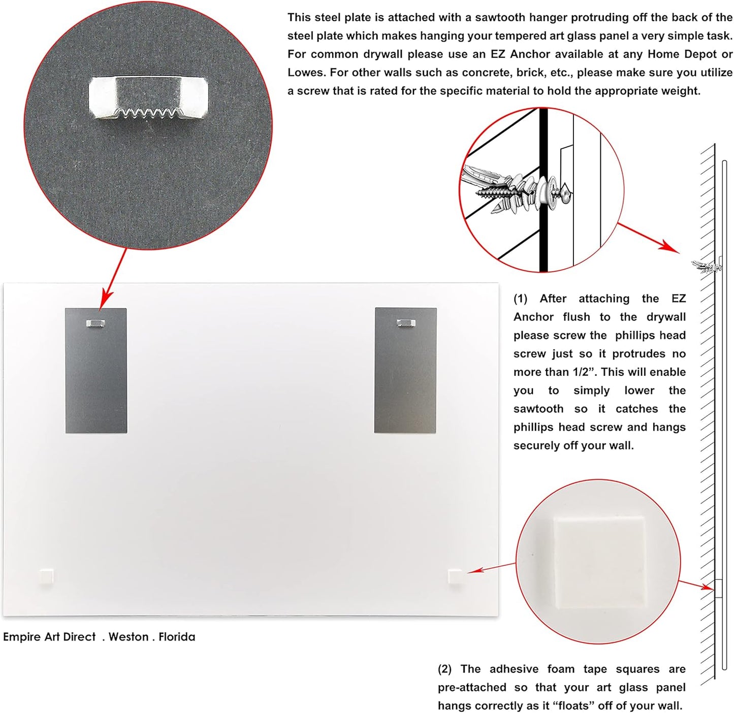 Empire Art Direct Frameless Free Floating Tempered Glass Panel Graphic Wall Art Ready to Hang, 32" x 48", Golden Midnight 2