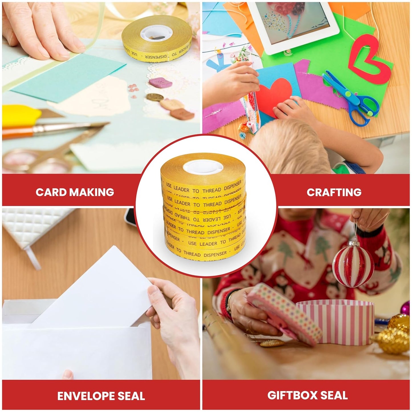 GGR Supplies T.R.U. ATG-7502 ATG Tape (Acid Free Adhesive Transfer Tape): 36 yds. 1/4 in. (Pack of 144)