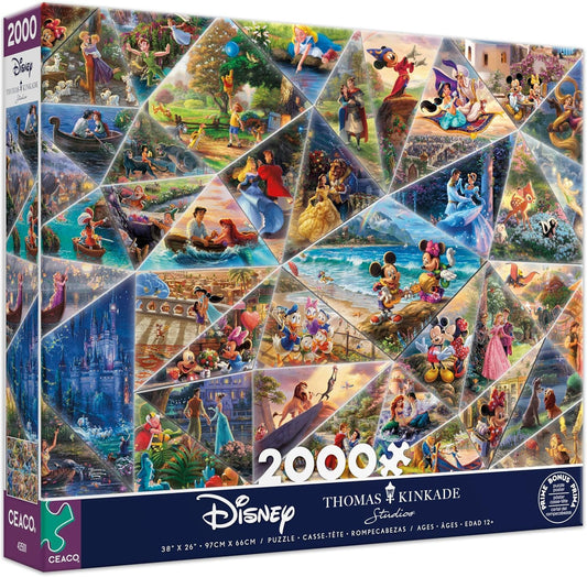 Ceaco - Thomas Kinkade - Disney Collage - 2000 Piece Jigsaw Puzzle