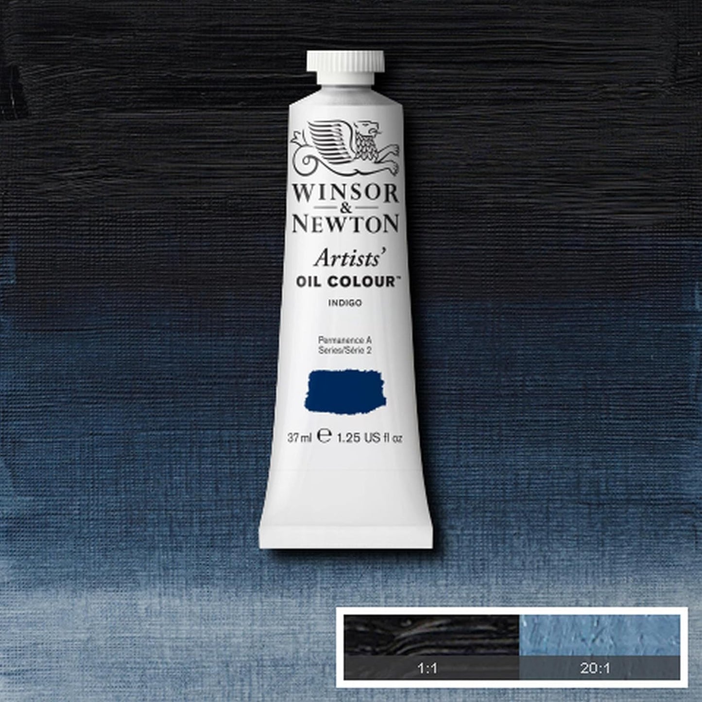 Winsor & Newton Artists' Oil Color, 37ml (1.25 oz) Tube, Indigo