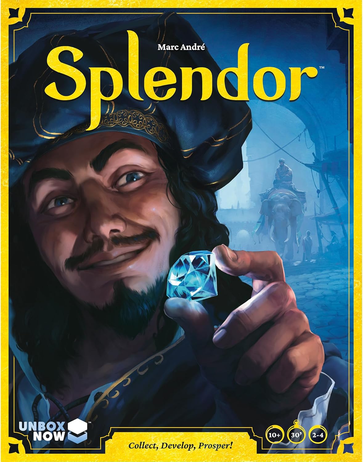 Asmodee Splendor Board Game - Master The Art of Wealth and Prestige! - Engaging Gem Mining Strategy Game for Kids & Adults, Ages 10+, 2-4 Players, 30 Min Playtime