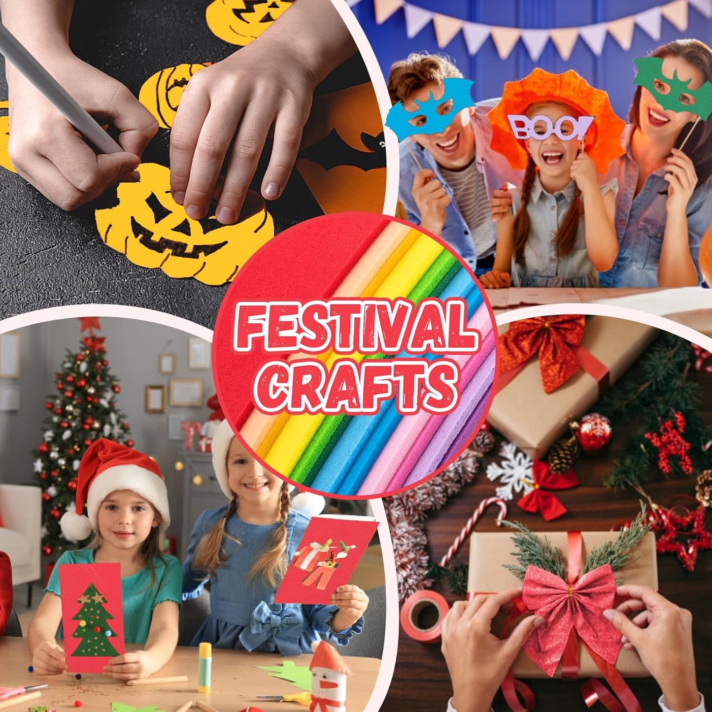 10 Pack Foam Sheets Craft 8 x 12 inch, Eva Color Foam Paper for Art Crafts Projects, Classrooms Scrapbook Gift DIY Cutters Card Party Decoration (Peach Pink)