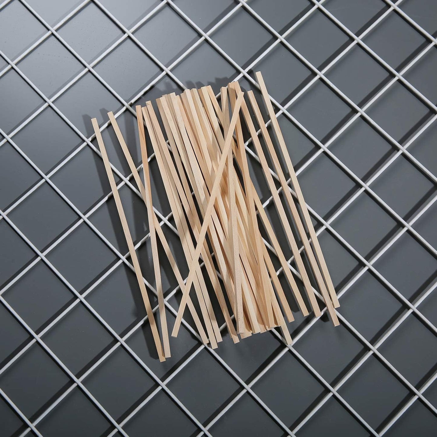 30 PCS 1/4 ×12 inch Wooden Square Dowel Rod, Small Hardwood Unfinished Wood Squrae Sticks for Crafts DIY Projects (30 Count)