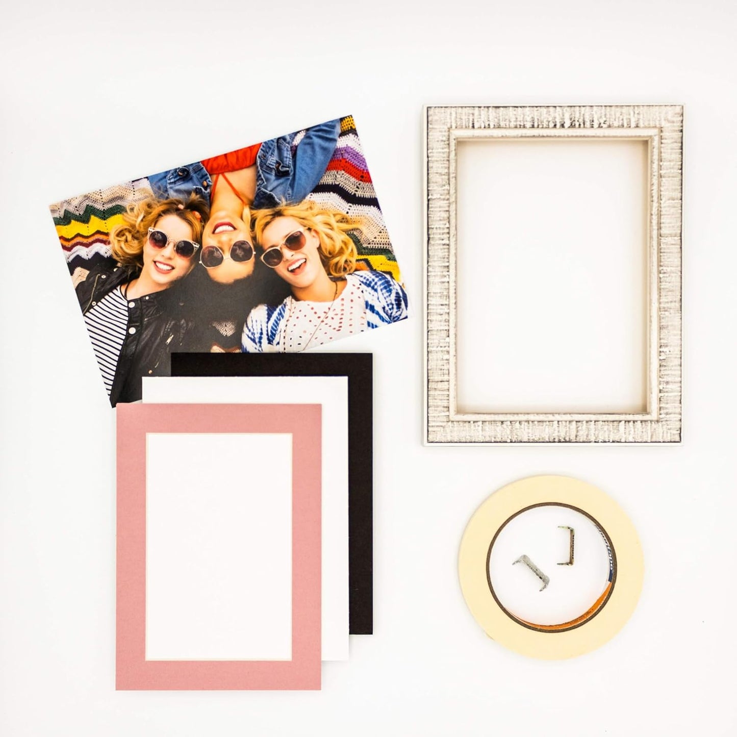 Pack of 25 Acid Free 11x14 Mats Bevel Cut for 8.5x11 Photos - Pink Precut Matboards For Pictures, Photos, Framing - 4-ply Thickness