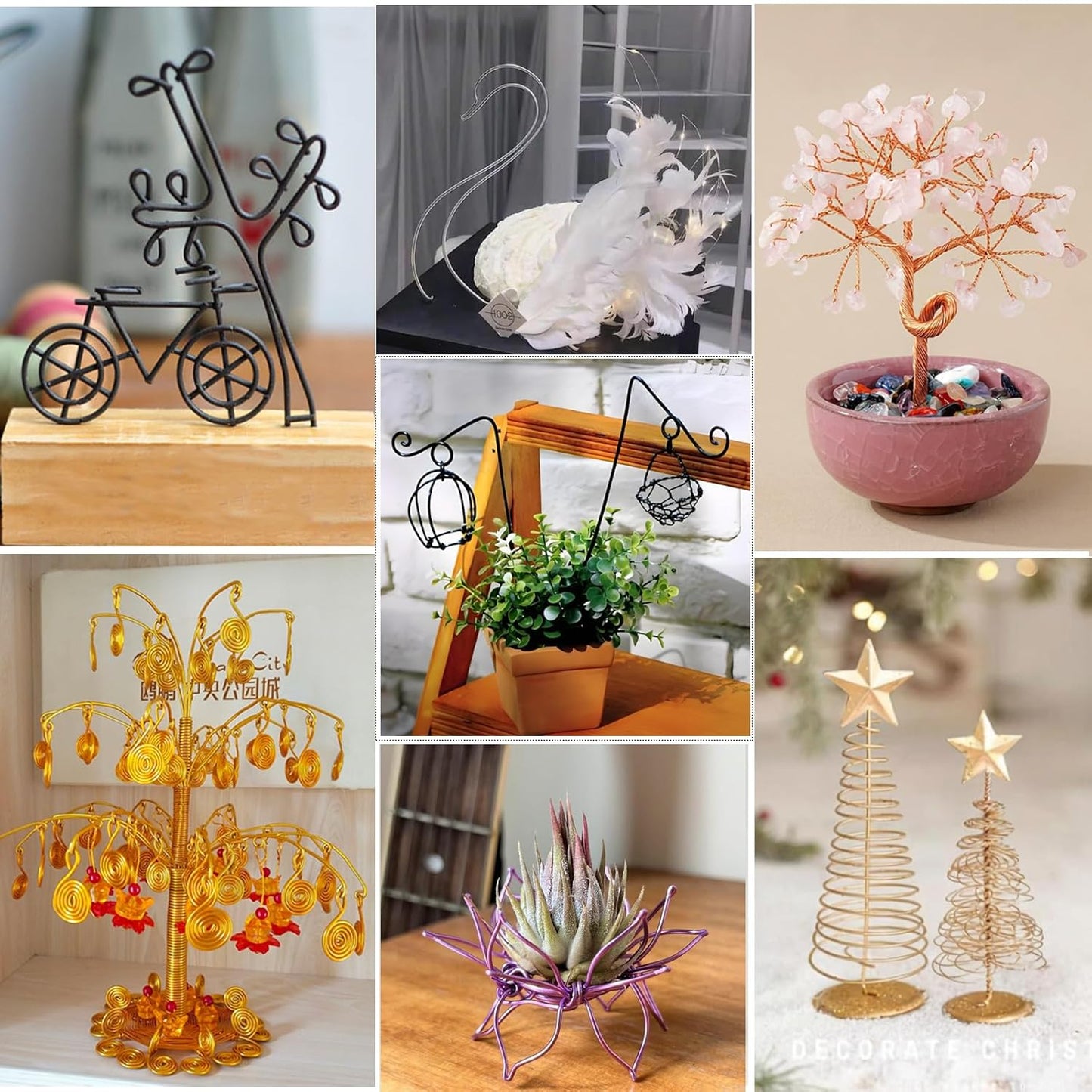 12 Gauge Yellow Green Aluminum Craft Wire (105FT) - Anodized for Jewelry Making, Beading Floral, Plant Gardening, Sculpting & Modeling Craft Wire (Yellow Green #7, 2mm)