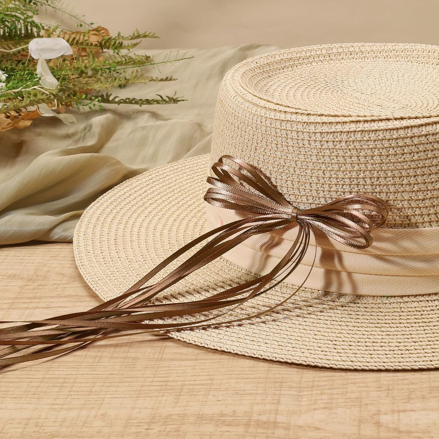 LaRibbons Brown Satin Ribbon 1/8 Inch 100 Yards Thin Luxury Double Faced Mocha Mousse Silk Ribbon for Flower Bouquet Crafts Gift Wrapping Wedding Decoration