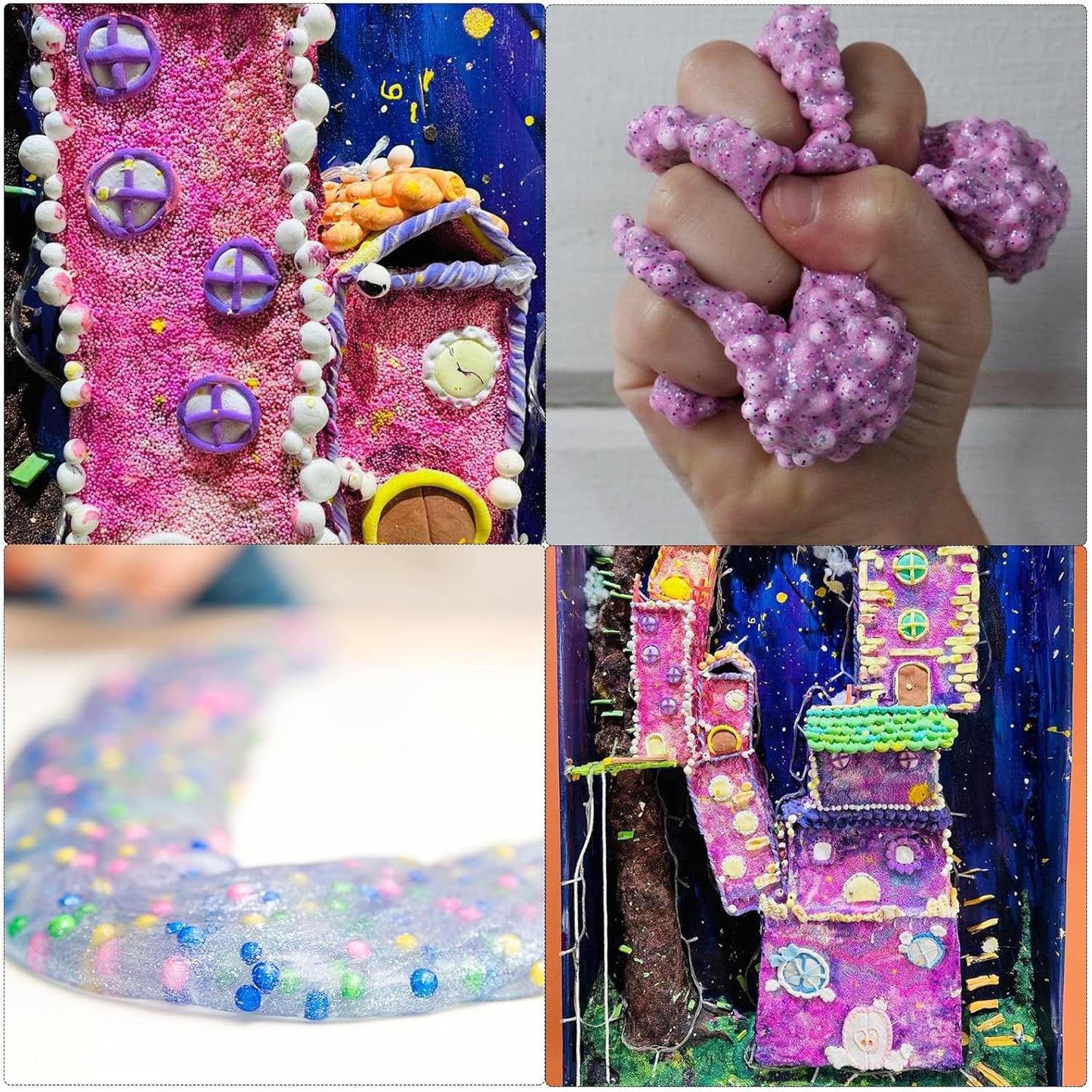 MECCANIXITY Foam Beads Foam Balls 7-9mm for Wedding and Party Decorations, Tiny Packing Balls, Arts DIY Crafts Supplies (Light Pink,1 Pack Approx 3000pcs)