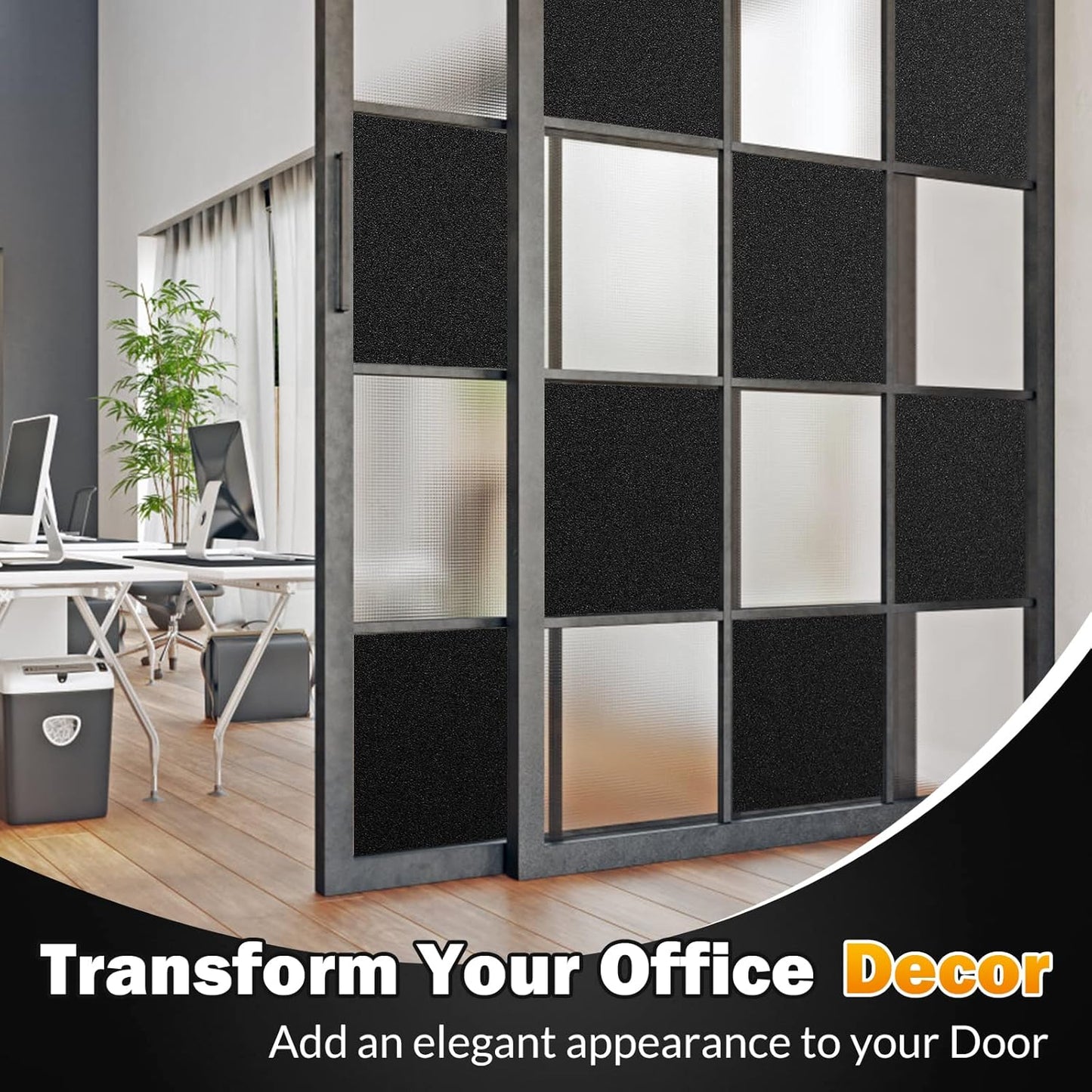 rabbitgoo Blackout Window Film, Sun Heat Blocking Privacy Cover for Glass, Removable Opaque Room Darkening Dark Black Out Window Covers Tint Shades for Home Day Sleep Light Blocker 23.6 x 157 Inches