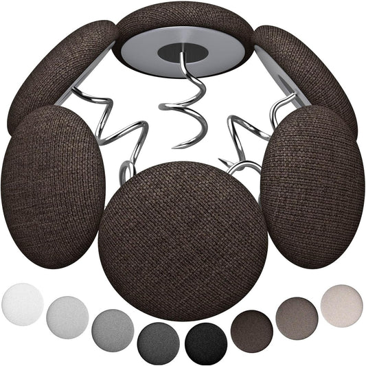 Linen Fabric-Covered Twist Pins - 8 Colors Upholstery Pins & Bed Skirt Pins -Used to Secure Sofa Cushion, Armrest Covers, Furniture & Bed Skir(12, Dark Brown)