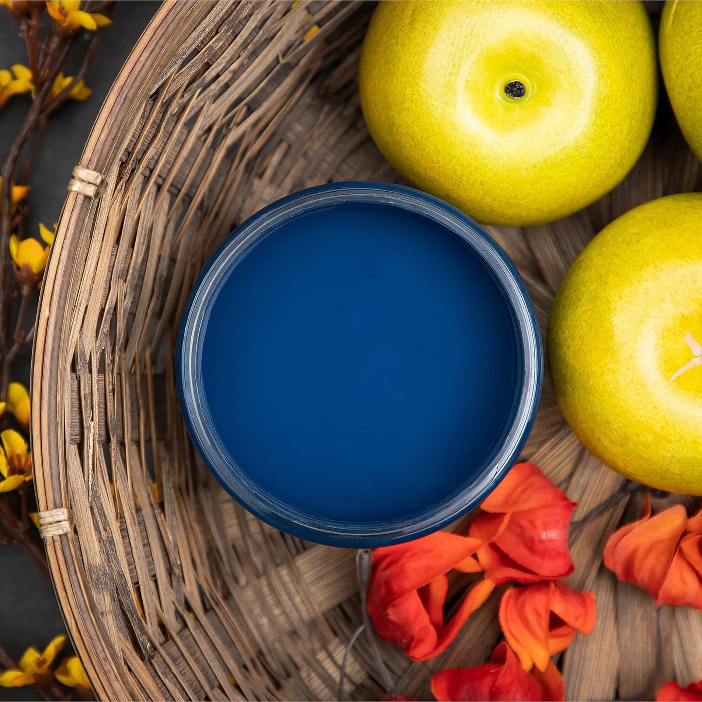 Dixie Belle Paint Company Chalk Finish Furniture Paint - Bunker Hill (1 Gallon - 128oz) - Matte Indigo Blue Chic Chalk Mineral DIY Furniture Paint