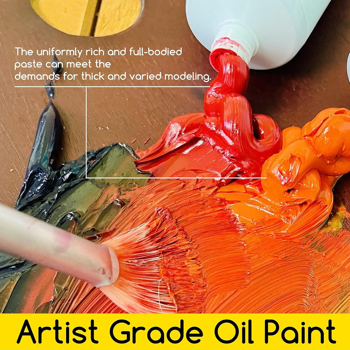 MEEDEN Artist Grade Oil Paint: Olive Green - 60ml/2oz Tube - Professional Art Paints for Canvas Painting