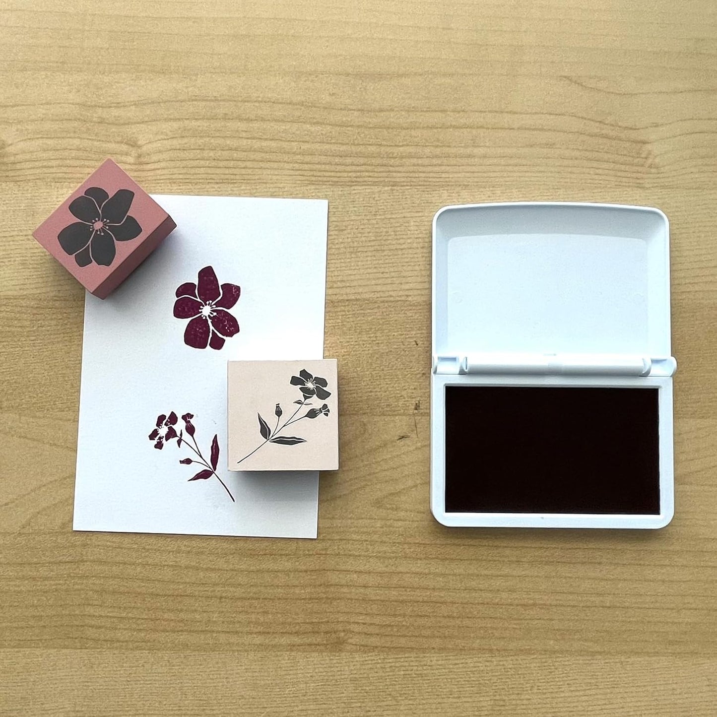 COLOP Make Series, Ink Stamp Pads, with Non-Toxic Premium Ink, Water-Based Acid-Free (Cozy Red, Make 1-1-15/16" x 3-1/2")