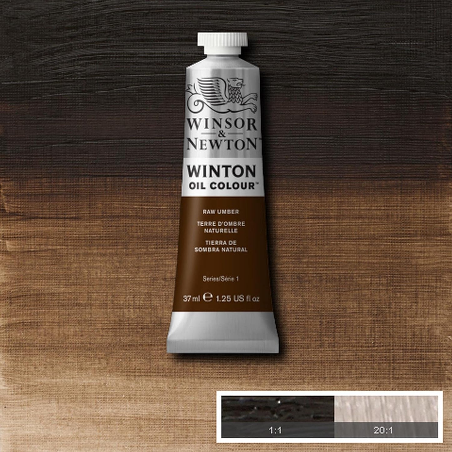 Winsor & Newton Winton Oil Color, 37ml (1.25-oz) Tube, Raw Umber