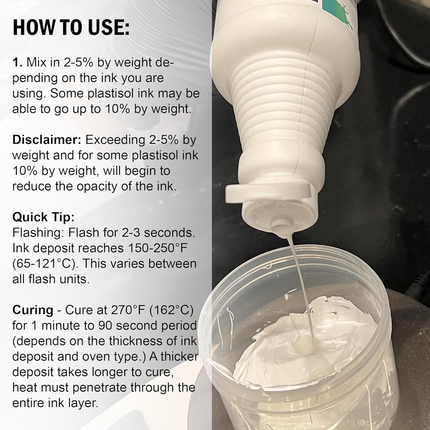 Rapid Cure® Plastisol Ink Curable Reducer (Gallon - 128 oz.) - Screen Printing Ink Viscosity Reducer, Screen Printing Ink Thinner, Additive for Your Screen Printing Kit, Screen Printing Supplies