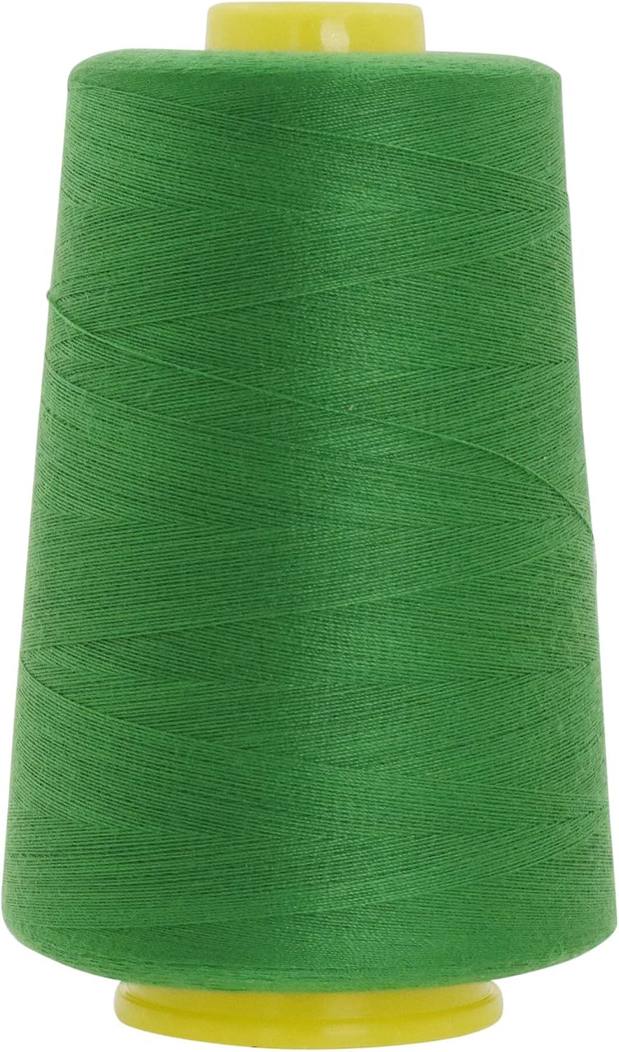 Mandala Crafts 4 Pack of Serger Threads Cones Spools - 20S/2 24000 Yards Polyester Green Threads for Sergers Machine and Overlock Quilting Sewing Machine