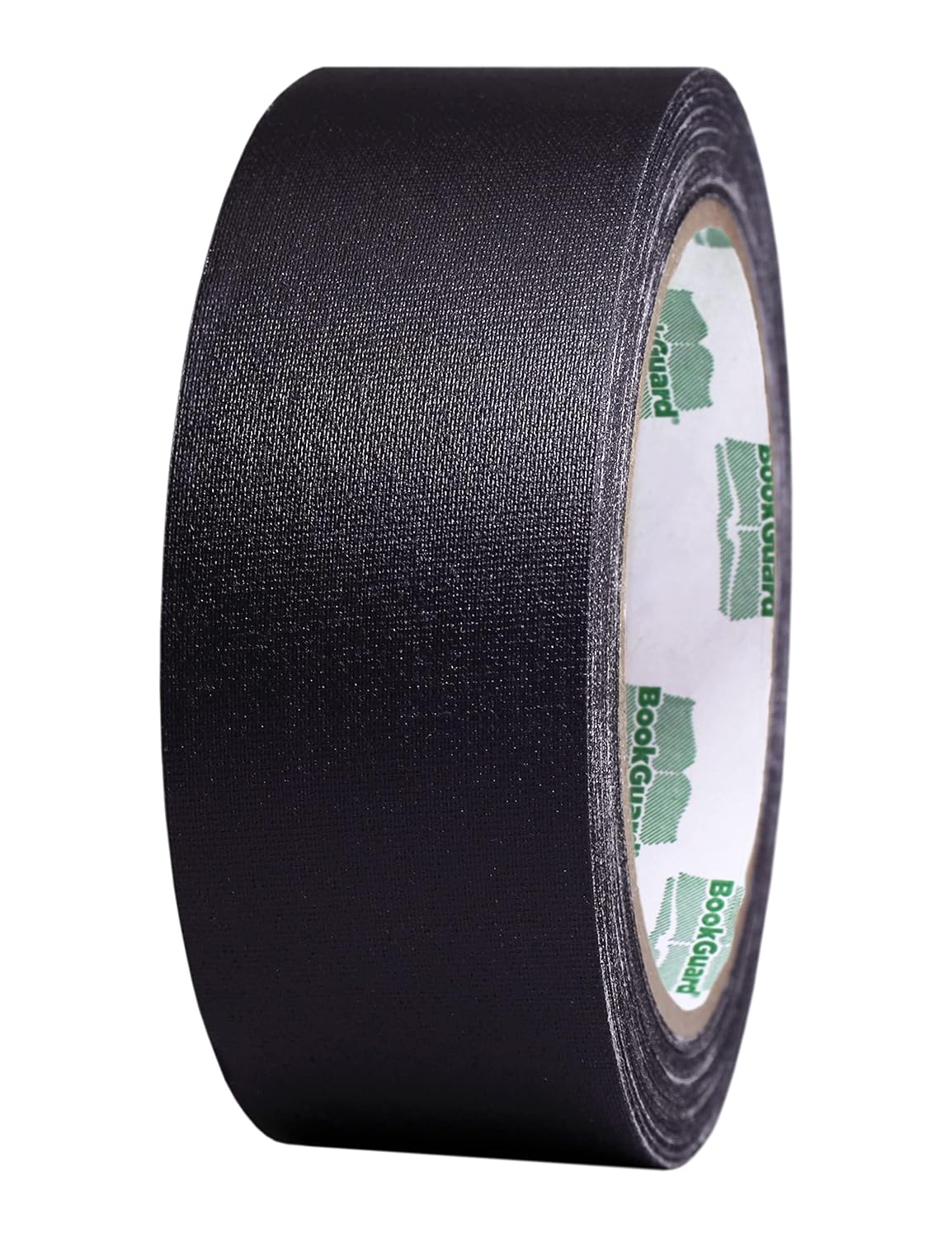 BookGuard 1-1/2 Inch Wide Bookbinding Tape, Ideal for Arts, Office, and Library Supplies, Vinyl Coated Cotton Cloth Book Repair Tape - 15 Yards, Black