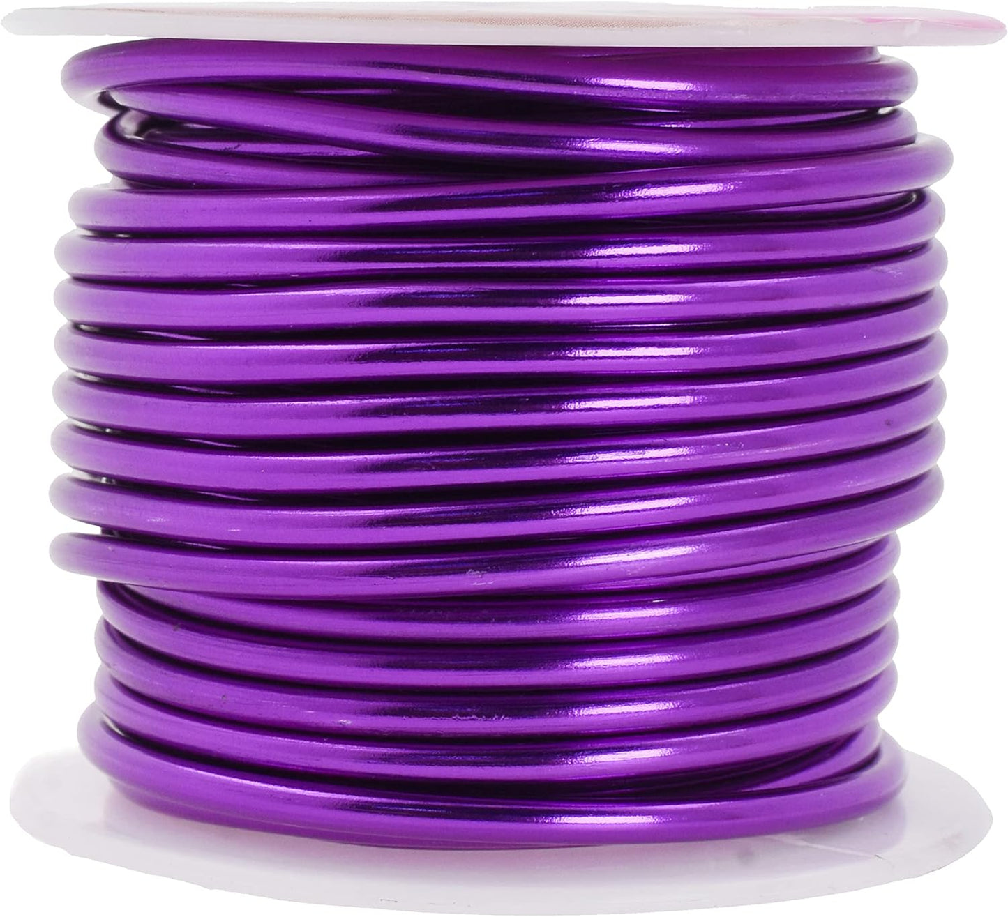 Mandala Crafts 10 Gauge Anodized Aluminum Craft Wire for Jewelry Making - 32 FT Colored Flexible Purple Wire - Bendable for Bonsai Armature Crafting Sculpting