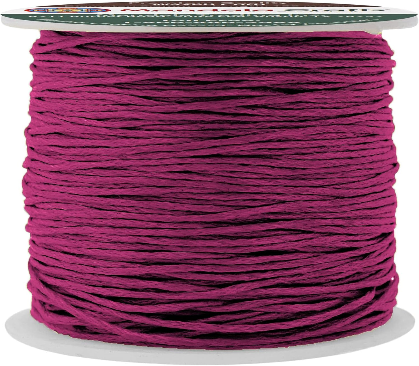 Mandala Crafts 0.5mm 109 Yards Dark Violet Cotton Waxed Cord for Jewelry Making Bracelet Cord Waxed String - Beading String Thread Jewelry Cords for Necklaces String