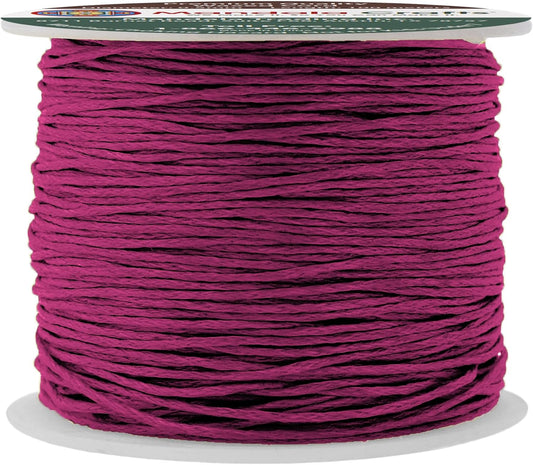Mandala Crafts 0.5mm 109 Yards Dark Violet Cotton Waxed Cord for Jewelry Making Bracelet Cord Waxed String - Beading String Thread Jewelry Cords for Necklaces String
