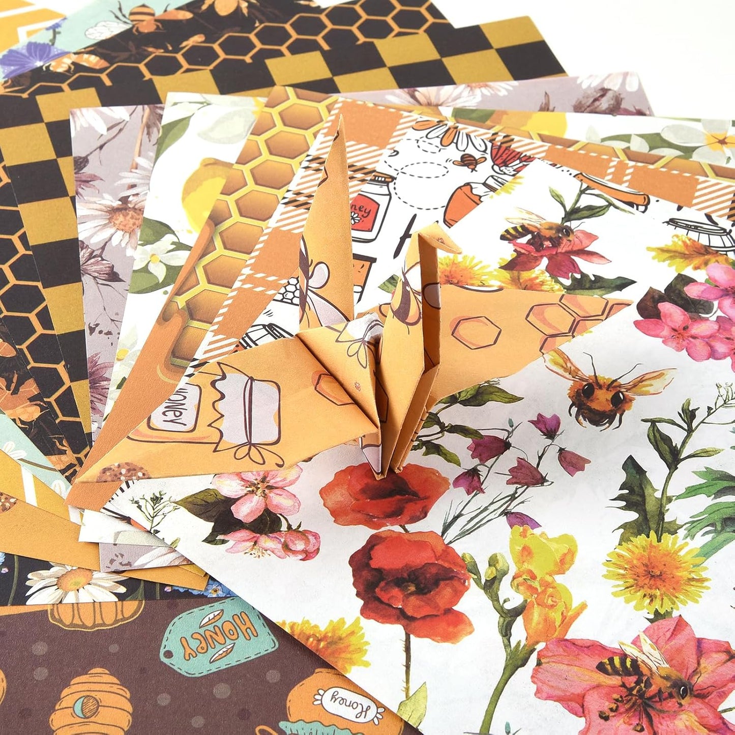 Origami 6x6 Paper Kit 150 Sheets 150 Vivid Colors Double Sided Same Printed Traditional Patterns Square for Arts Crafts Projects Japan Traditional Chiyo.Afternoon Tea