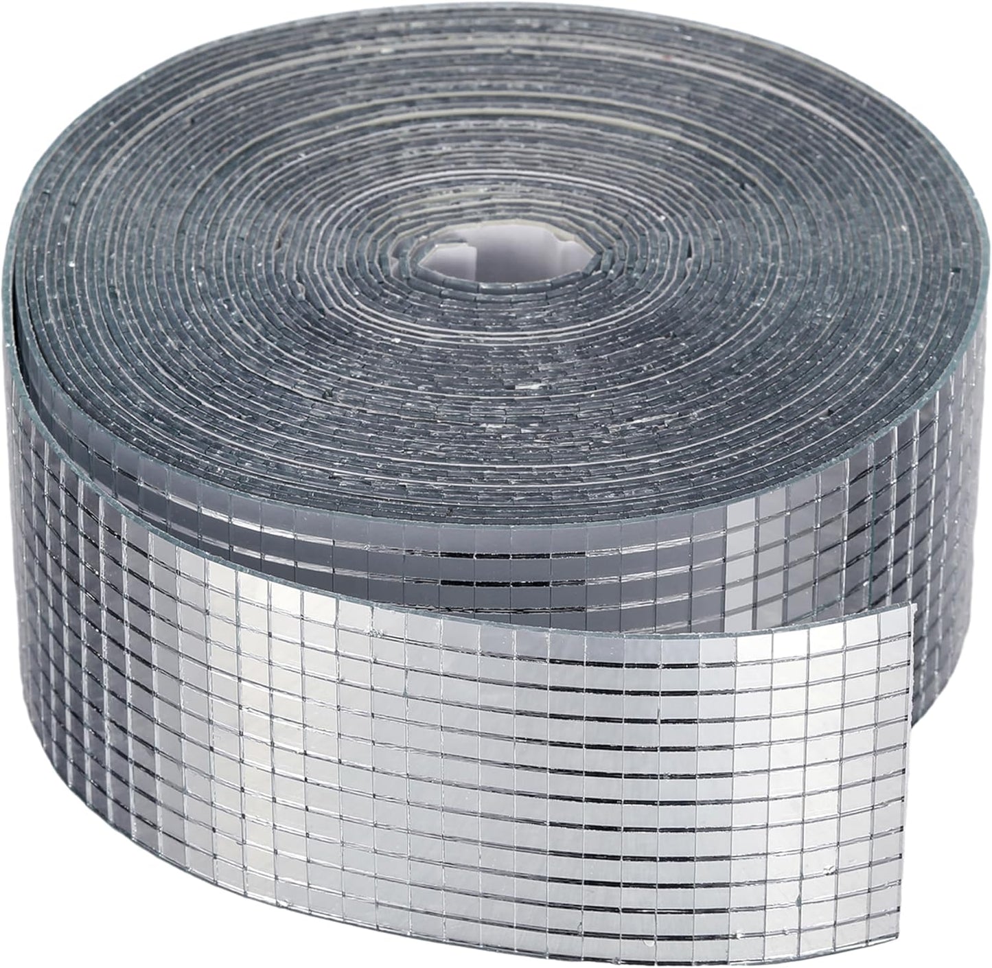 SATINIOR 24000 Pcs Disco Ball Mirror Tiles Self Adhesive for Crafts 5 x 5 mm Small Disco Tape Ball Stickers Square Mosaic Tiles Mirror Pieces for DIY Craft Party Decor