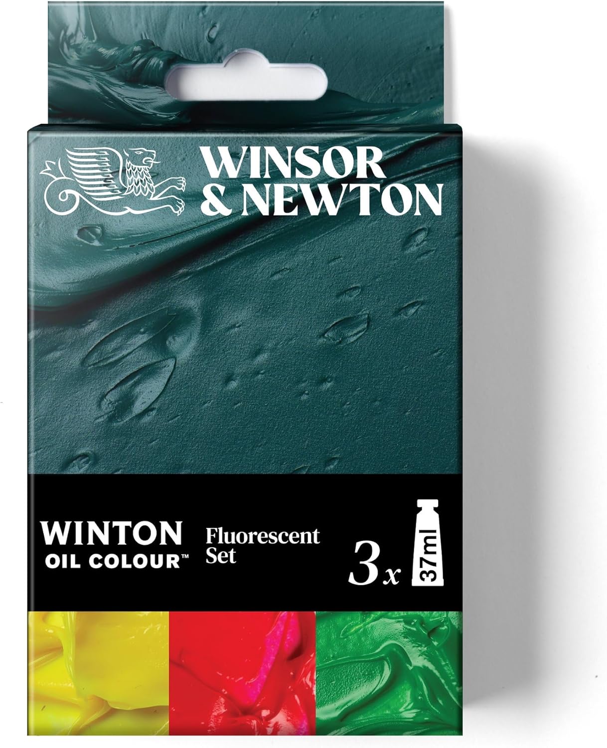 Winsor & Newton Winton Oil Color Paint Set, Fluorescent, 3 x 37ml Tubes