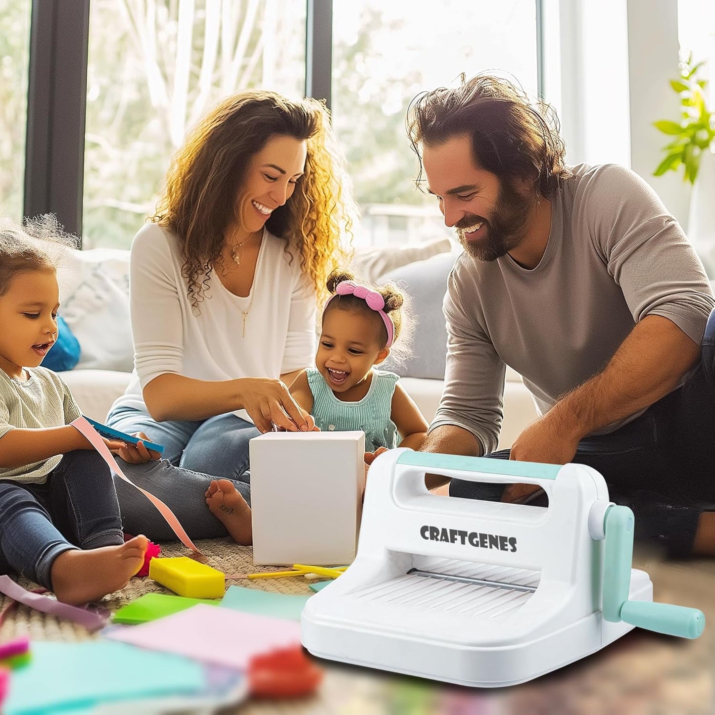 Manual Die Cutting Machine, Embossing Machine 6'' Opening Size for Cardmaking, Scrapbooking, and DIY Crafts – Complete Set with A5 Die Cuts, Embossing Folders, Plates, Clear Stamps