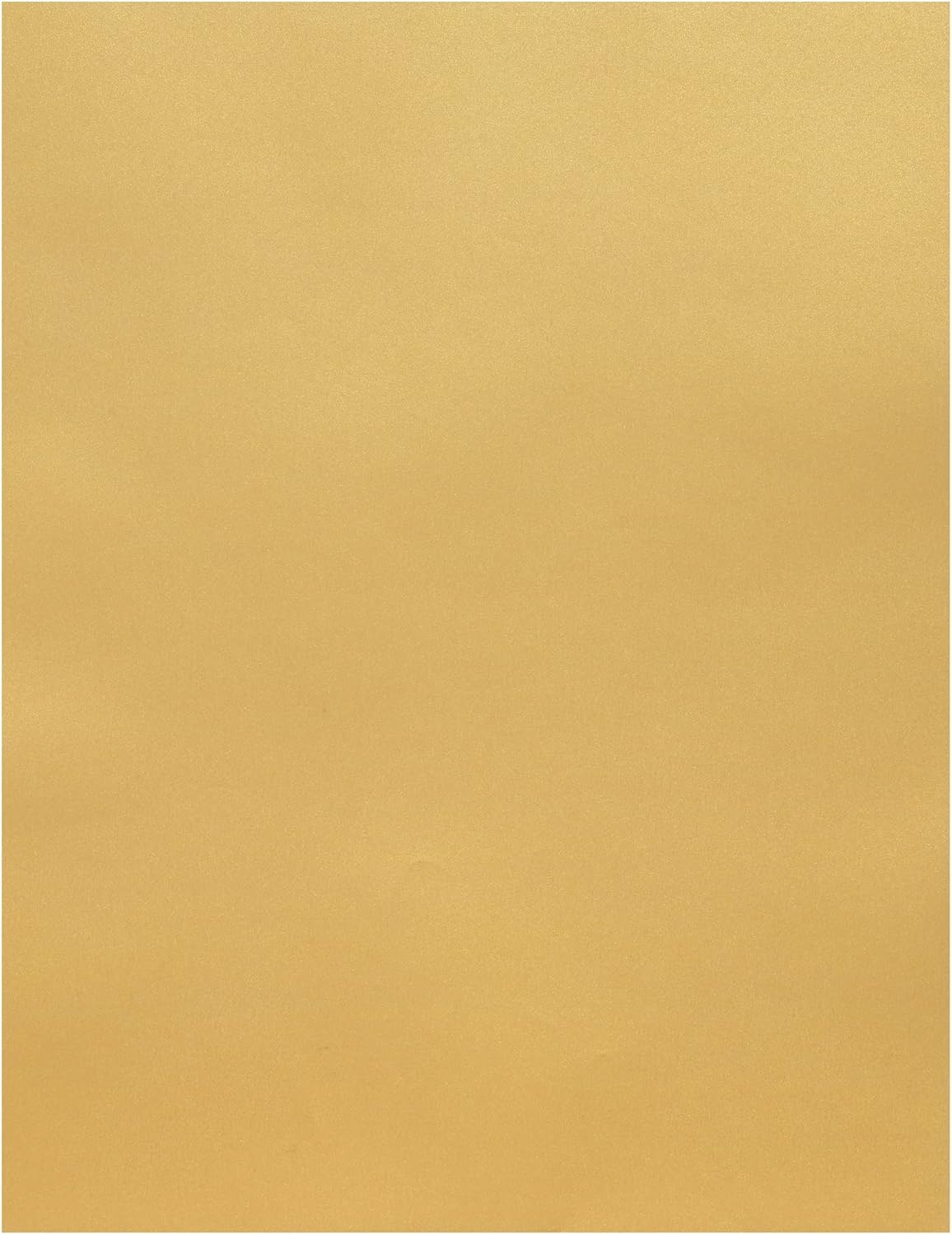 Quotidian Metallic Gold Flat US Letter Translucent Vellum Paper Printable Sheets 8.5" x 11" (21.6 x 27.9cm) Pack of 50 - Sketching Drawing Drafting Tracing