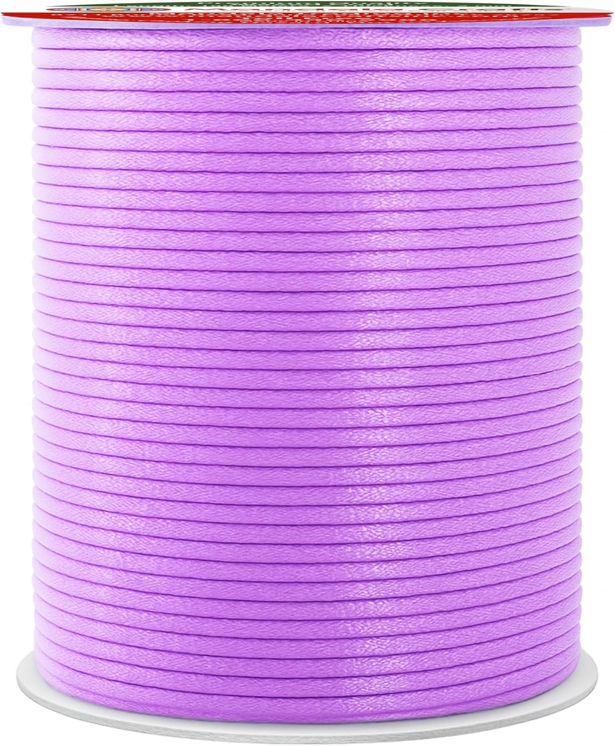 Mandala Crafts 2mm 109 Yards Lilac Cotton Waxed Cord for Jewelry Making Bracelet Cord Waxed String - Beading String Thread Jewelry Cords for Necklaces String