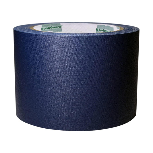 BookGuard 3 inch Premium Bookbinding Repair Cloth Tape, 15 Yard Roll, Navy Blue