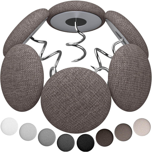 Linen Fabric-Covered Twist Pins - 8 Colors Upholstery Pins & Bed Skirt Pins -Used to Secure Sofa Cushion, Armrest Covers, Furniture & Bed Skir(12, Brown)