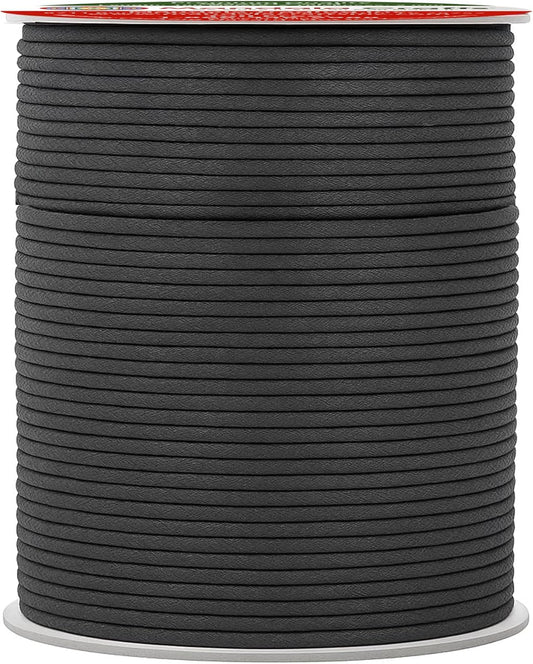 Mandala Crafts 2mm 109 Yards Dim Gray Cotton Waxed Cord for Jewelry Making Bracelet Cord Waxed String - Beading String Thread Jewelry Cords for Necklaces String
