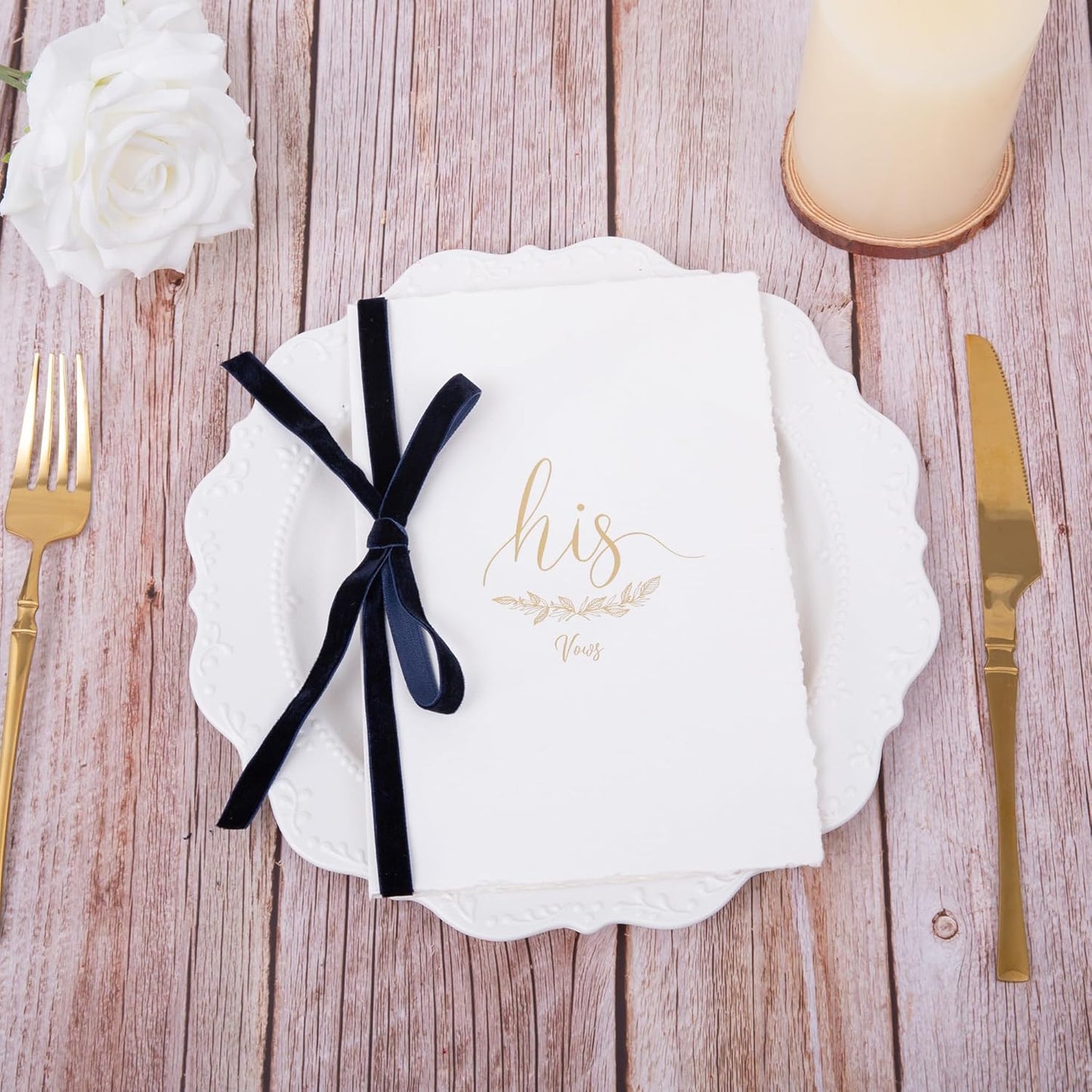 Vintage Navy Blue Velvet Ribbon, 3/8 Inch X 25Yd