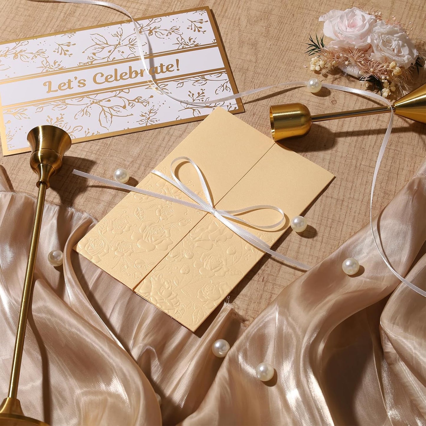 LaRibbons White Satin Ribbon 1/8 Inch 100 Yards Thin Luxury Double Faced Silk Ribbon for Flower Bouquet Crafts Gift Wrapping Wedding Christmas Decoration