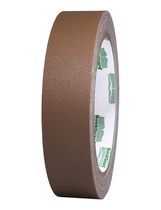 BookGuard 1 Inch Premium Bookbinding Repair Cloth Tape, 15 Yard Roll, Tan