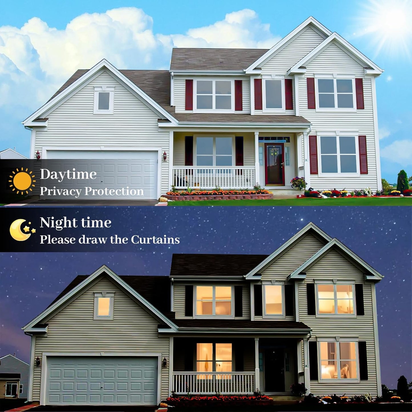 Niviy One Way Window Privacy Film with Installation Tools, Window Tint for Home, Reflective Window Film See Out Not in for Home Office,Black Silver, 23.6 Inch X 78.7 Inch