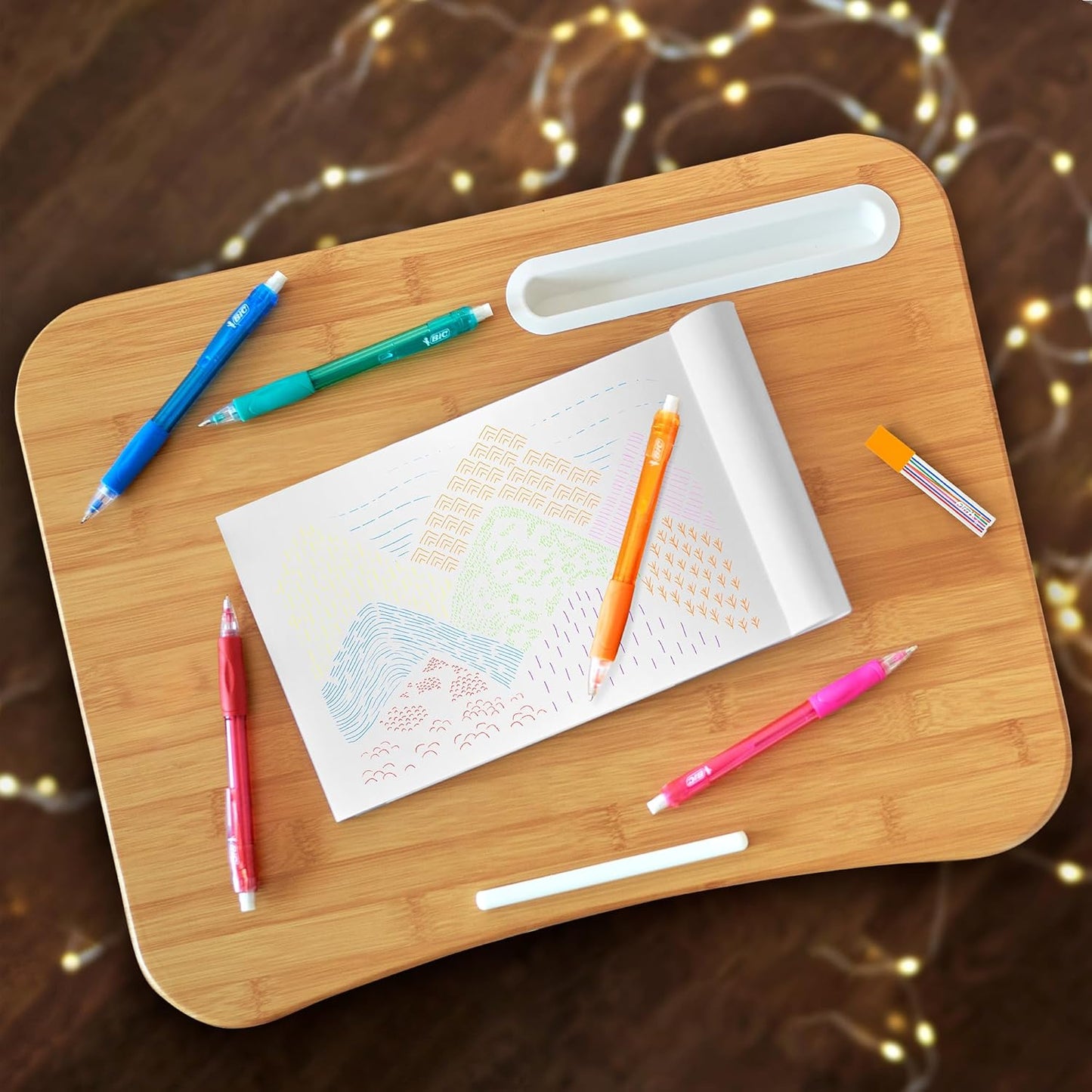 BIC Velocity Colored Lead Mechanical Pencils, Assorted Colors, 6-Pack, Colored Pencils for Classrooms and School Supplies