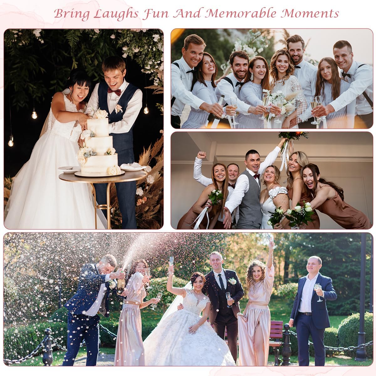 Wedding Shower Games Cards, I Spy with My Little Camera, Bridal Shower Games 25 Guests, Engagement Party Wedding Games for Guests, Pink Ribbon Bow Wedding Party Supplies - E02