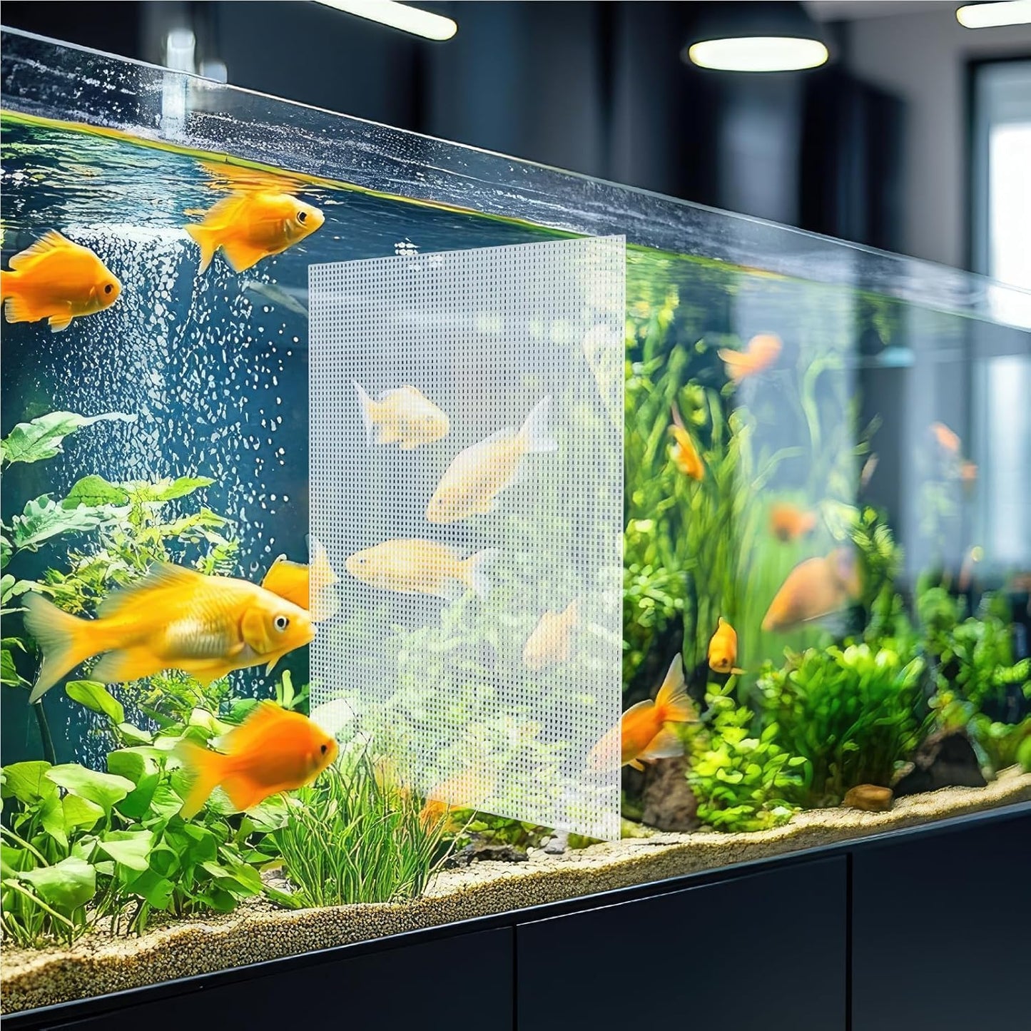 Pllieay 20 Pieces 7 Count Plastic Canvas Plastic Mesh Canvas Sheets, Eye Mesh for Embroidery, Acrylic Yarn Crafting, Knit and Crochet Projects(10.5 X 13.5 Inch)