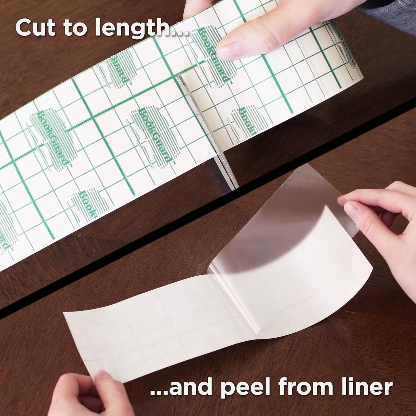 BookGuard 3" Vinyl Archival Book Repair Tape for Clear Bookbinding and Book Spine Tape Applications, Clear, Case of 10