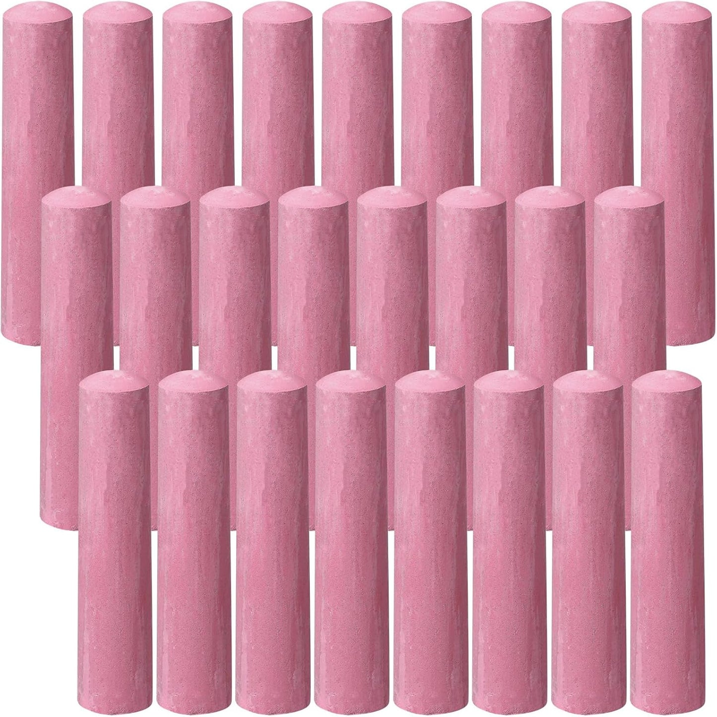 25 Pcs Sidewalk Chalks for Kids Non Toxic Jumbo Chalk for Party Gift Outdoor Art Classroom Play Painting (Red)