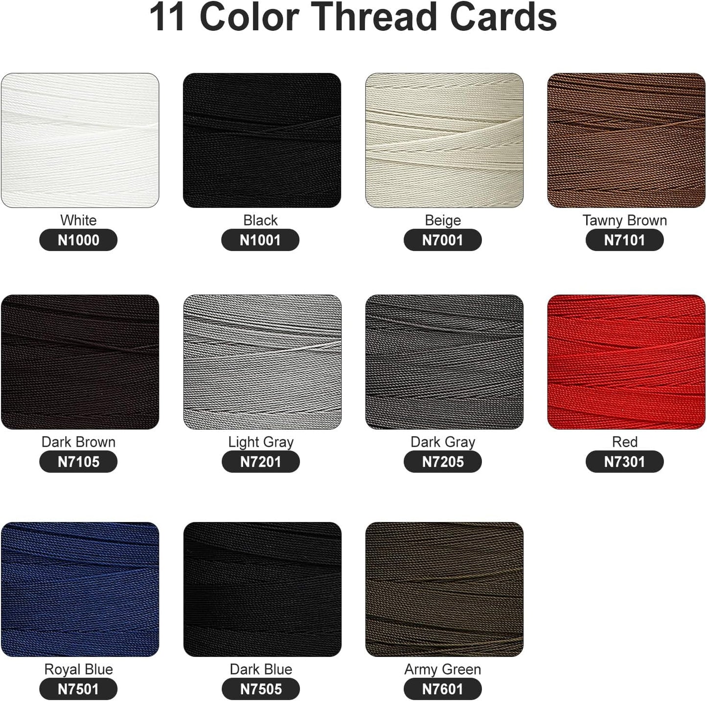 Extra Strong Bonded Nylon Thread #138 Tex135 – 16 OZ, 3000yds, Versatile Stitching Solution for Leather, Upholstery, Canvas Repair and More (Red)