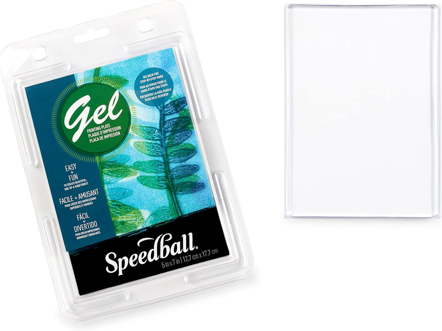 Speedball Gel Printing Plates, 5" x 7", for Block Monoprinting