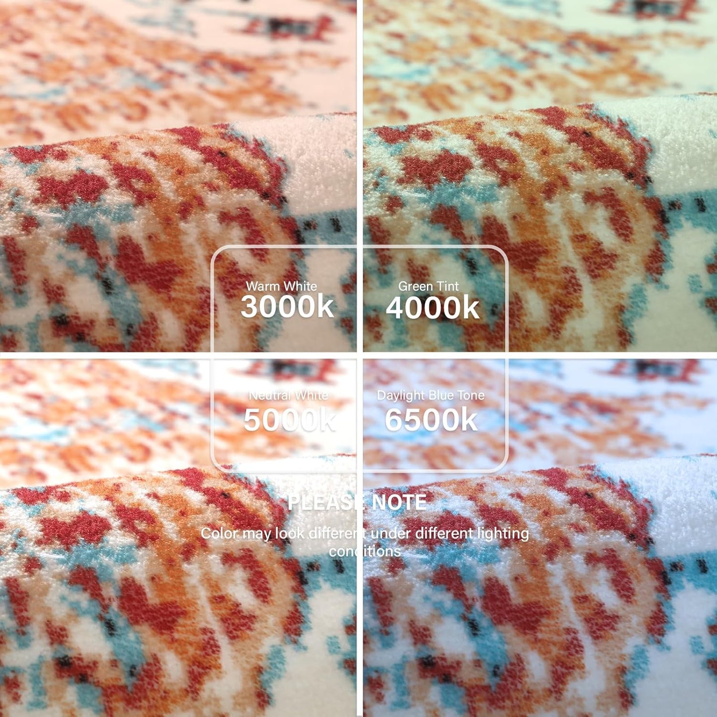 Lahome Bohemian Floral Medallion Area Rug - 5x7 Oriental Distressed Large Bedroom Rug, Soft Non-Slip Washable Dining Room Mat Indoor Throw Nursery Floor Carpet for Guest Room Entryway